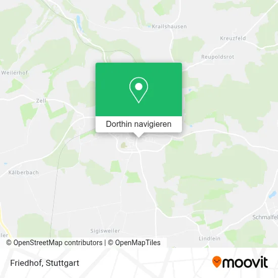 Friedhof Karte