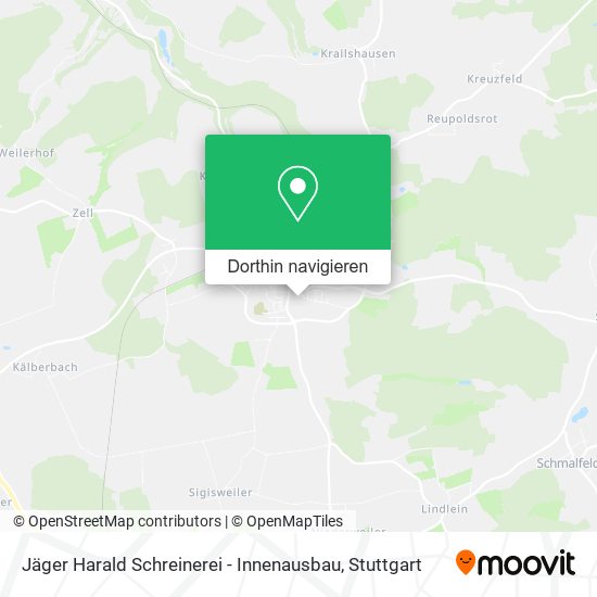 Jäger Harald Schreinerei - Innenausbau Karte