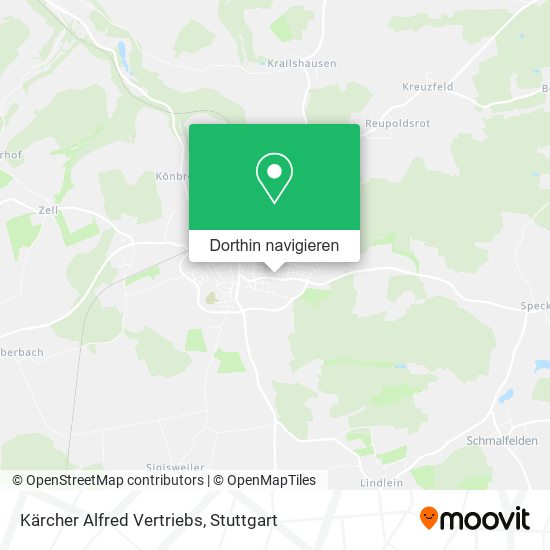 Kärcher Alfred Vertriebs Karte