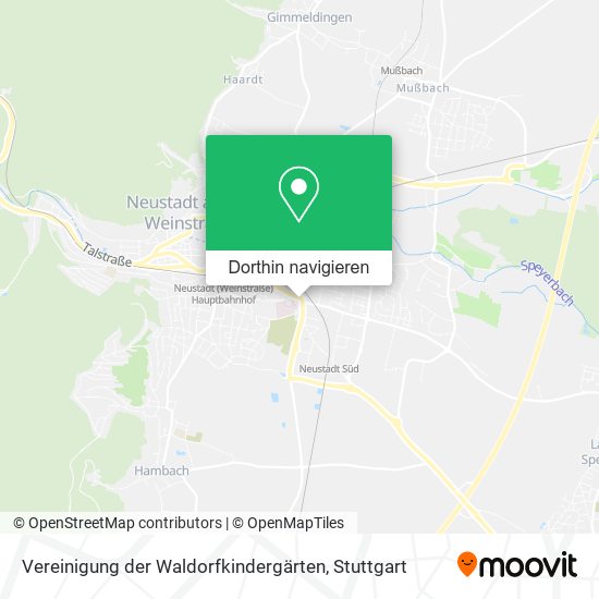 Vereinigung der Waldorfkindergärten Karte