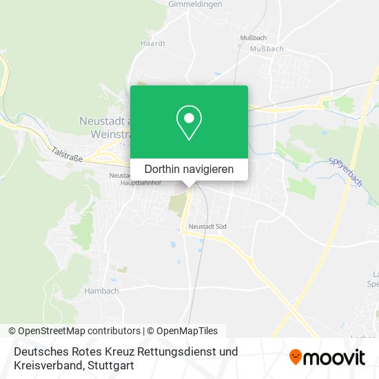 Deutsches Rotes Kreuz Rettungsdienst und Kreisverband Karte