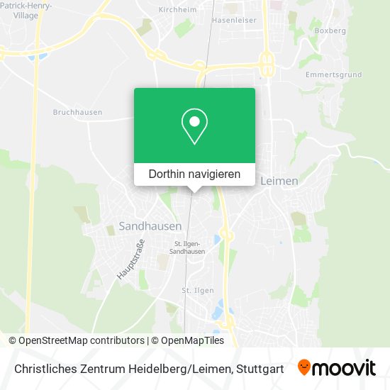 Christliches Zentrum Heidelberg / Leimen Karte