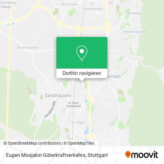 Eugen Mosjakin Güterkraftverkehrs Karte