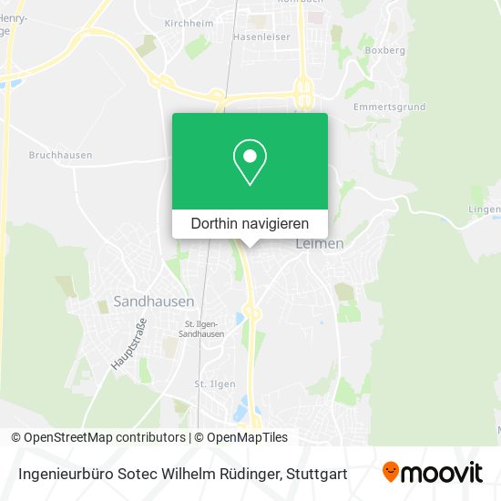Ingenieurbüro Sotec Wilhelm Rüdinger Karte