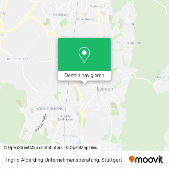 Ingrid Alberding Unternehmensberatung Karte