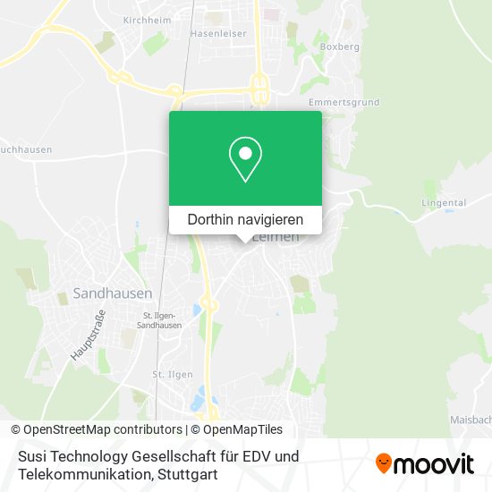 Susi Technology Gesellschaft für EDV und Telekommunikation Karte