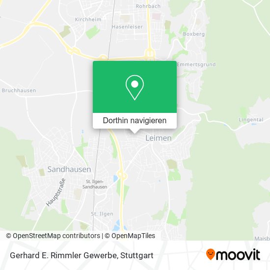 Gerhard E. Rimmler Gewerbe Karte