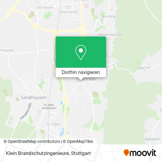 Klein Brandschutzingenieure Karte