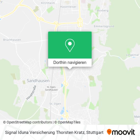 Signal Iduna Versicherung Thorsten Kratz Karte