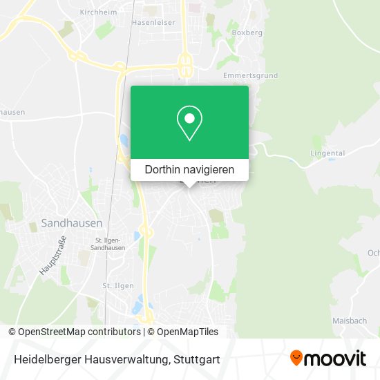 Heidelberger Hausverwaltung Karte