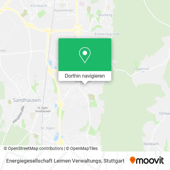 Energiegesellschaft Leimen Verwaltungs Karte