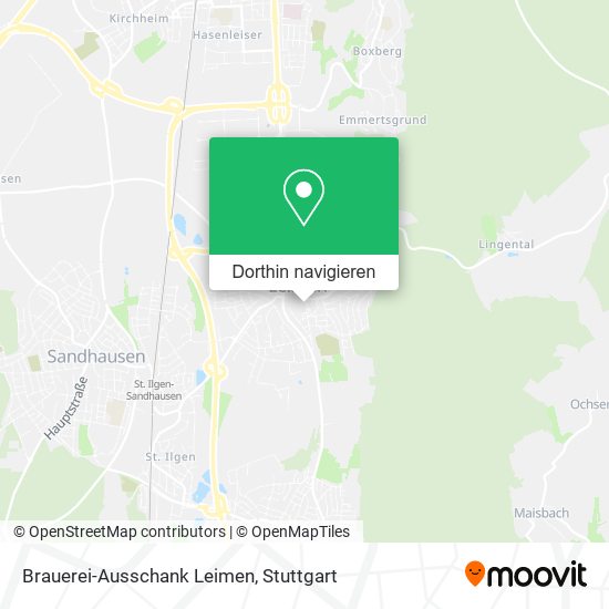 Brauerei-Ausschank Leimen Karte