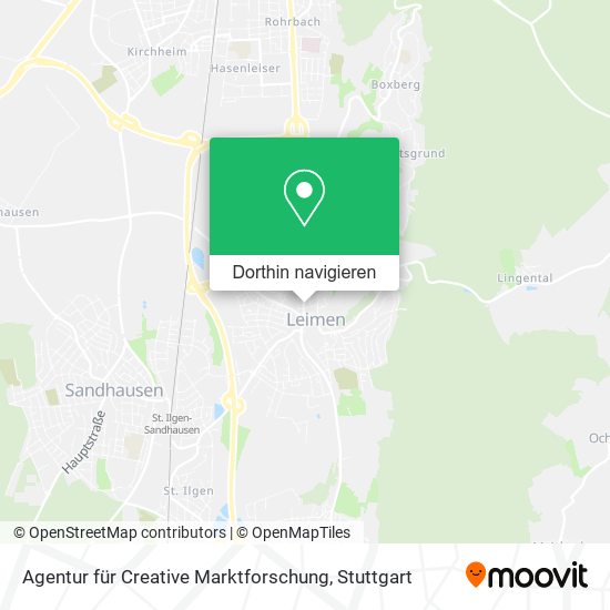 Agentur für Creative Marktforschung Karte