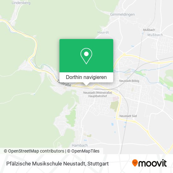 Pfälzische Musikschule Neustadt Karte
