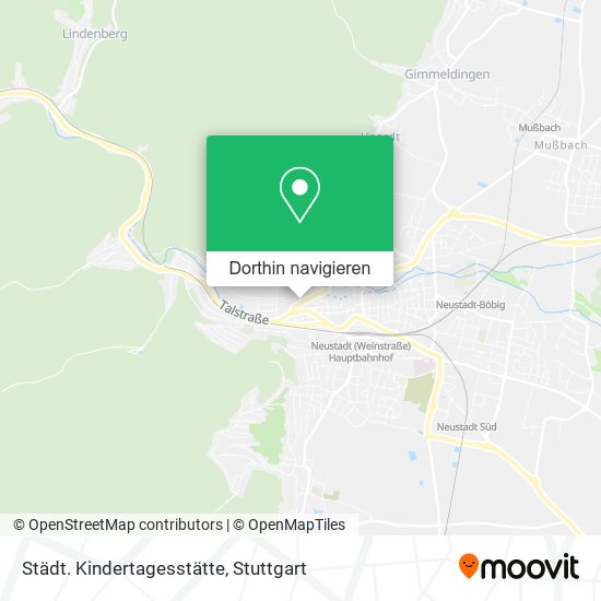 Städt. Kindertagesstätte Karte