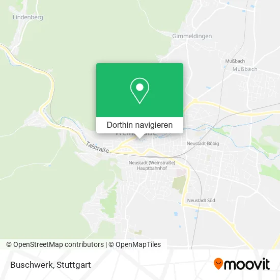 Buschwerk Karte