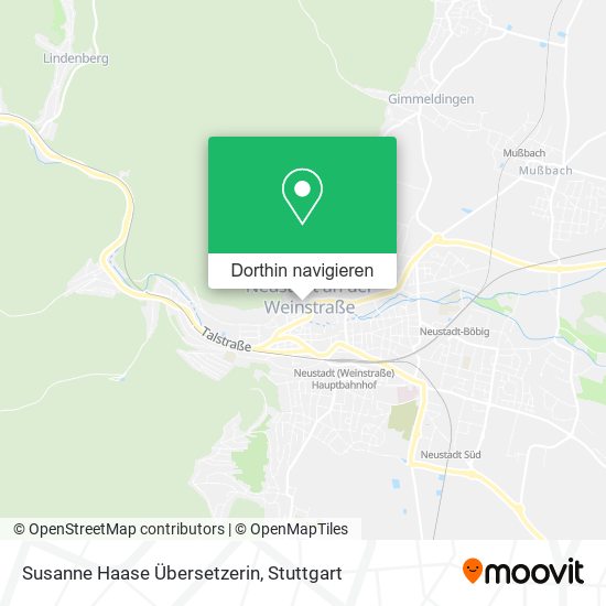 Susanne Haase Übersetzerin Karte
