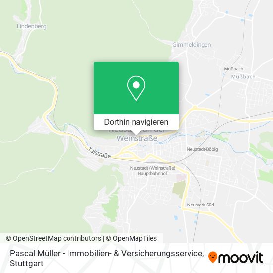 Pascal Müller - Immobilien- & Versicherungsservice Karte