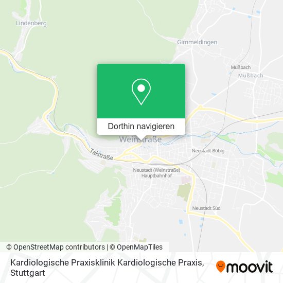 Kardiologische Praxisklinik Kardiologische Praxis Karte