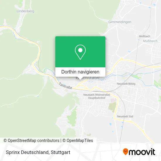 Sprinx Deutschland Karte