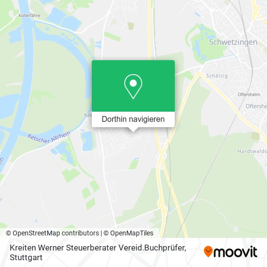 Kreiten Werner Steuerberater Vereid.Buchprüfer Karte