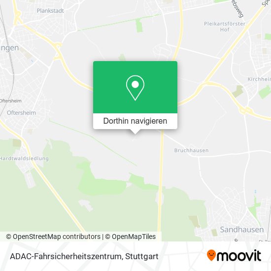 ADAC-Fahrsicherheitszentrum Karte