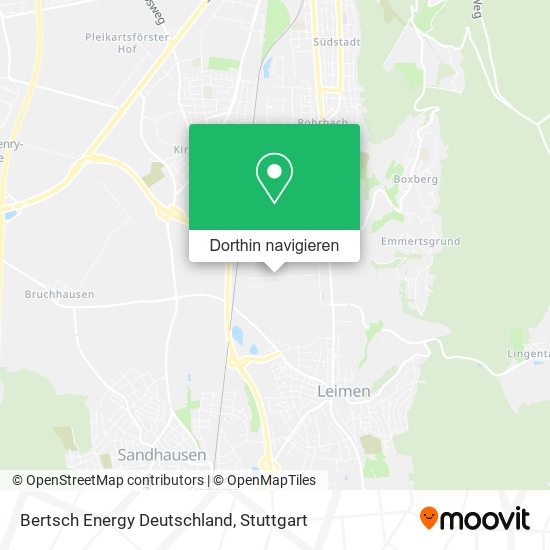 Bertsch Energy Deutschland Karte