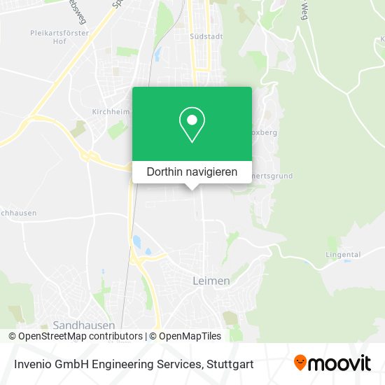 Invenio GmbH Engineering Services Karte