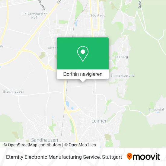 Eternity Electronic Manufacturing Service Karte