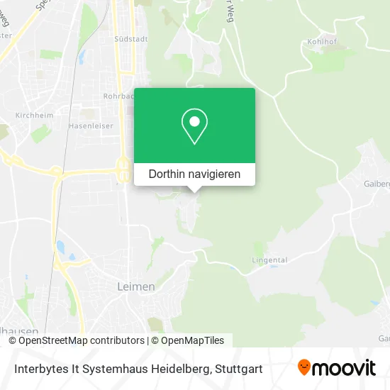 Interbytes It Systemhaus Heidelberg Karte