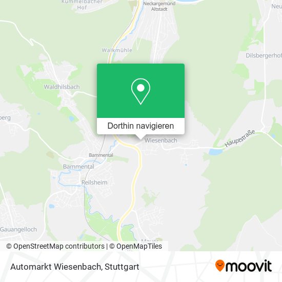 Automarkt Wiesenbach Karte