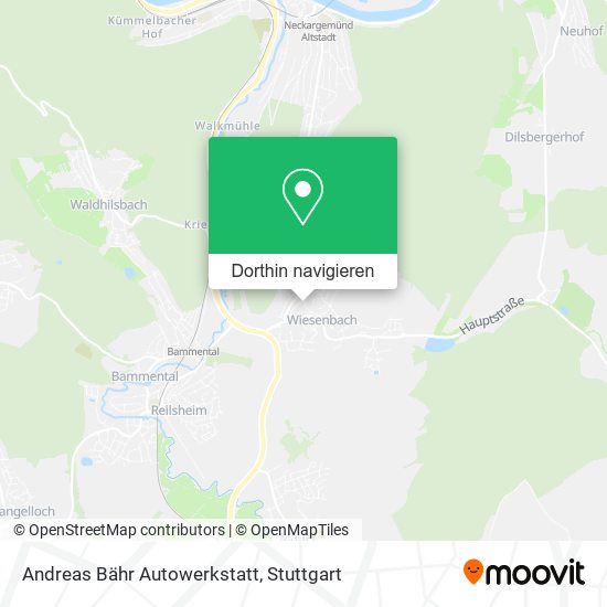 Andreas Bähr Autowerkstatt Karte