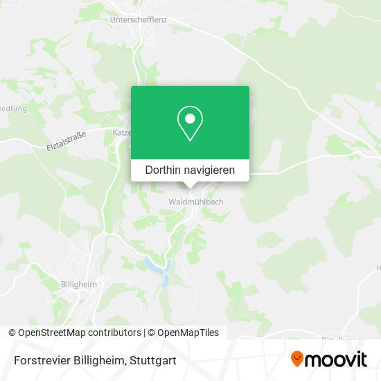 Forstrevier Billigheim Karte