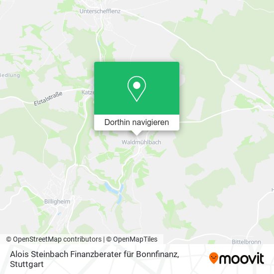 Alois Steinbach Finanzberater für Bonnfinanz Karte