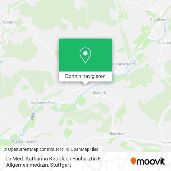Dr.Med. Katharina Knoblach Fachärztin F. Allgemeinmedizin Karte