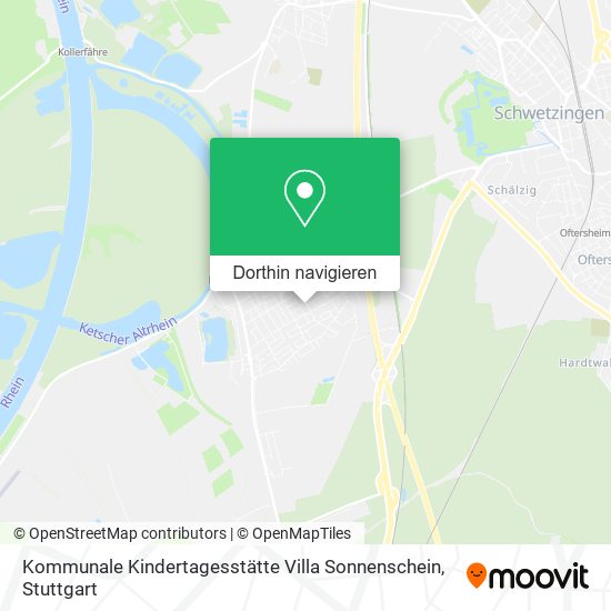 Kommunale Kindertagesstätte Villa Sonnenschein Karte