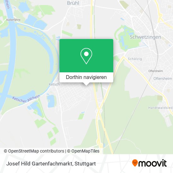 Josef Hild Gartenfachmarkt Karte