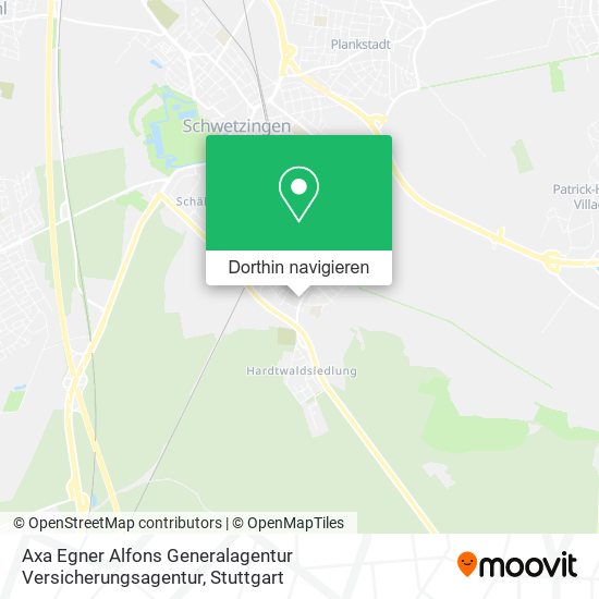 Axa Egner Alfons Generalagentur Versicherungsagentur Karte