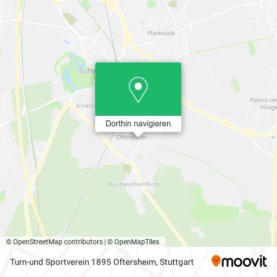 Turn-und Sportverein 1895 Oftersheim Karte