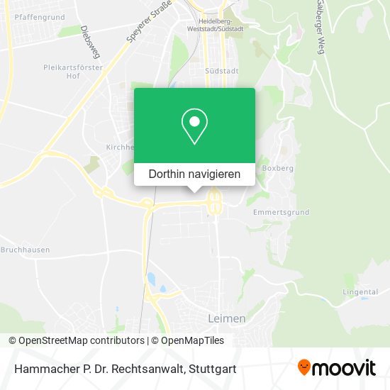 Hammacher P. Dr. Rechtsanwalt Karte