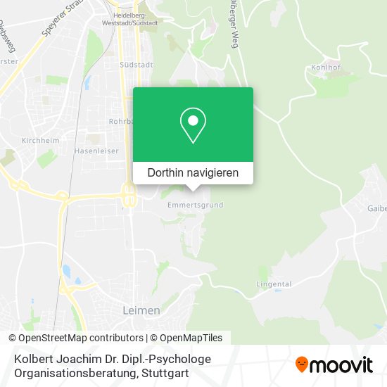 Kolbert Joachim Dr. Dipl.-Psychologe Organisationsberatung Karte