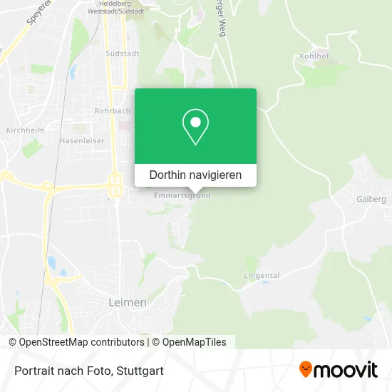 Portrait nach Foto Karte