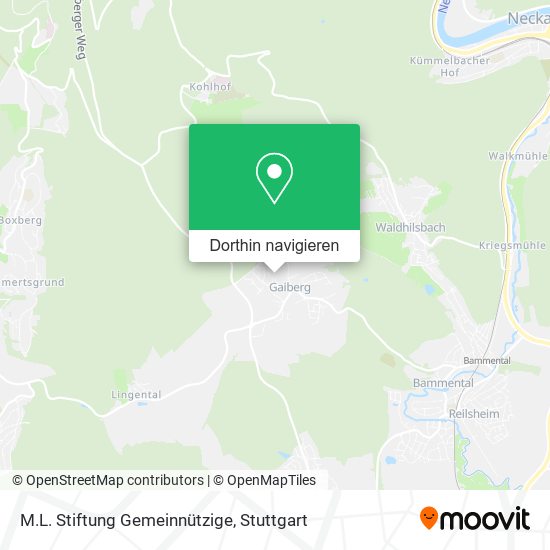 M.L. Stiftung Gemeinnützige Karte
