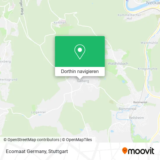Ecomaat Germany Karte