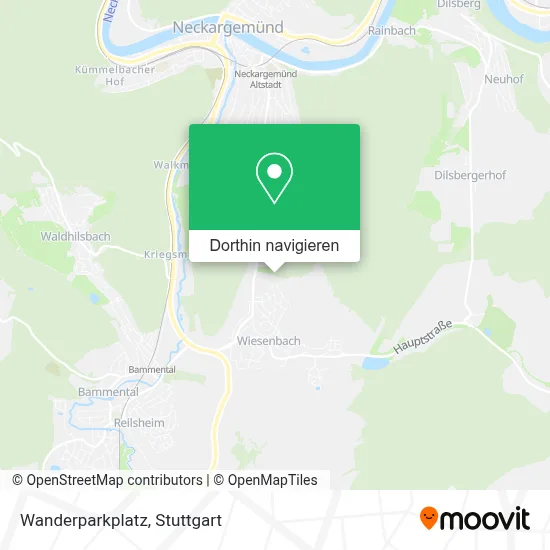 Wanderparkplatz Karte