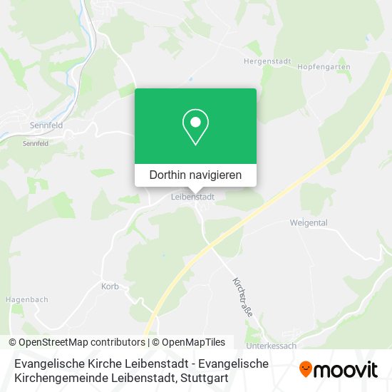 Evangelische Kirche Leibenstadt - Evangelische Kirchengemeinde Leibenstadt Karte