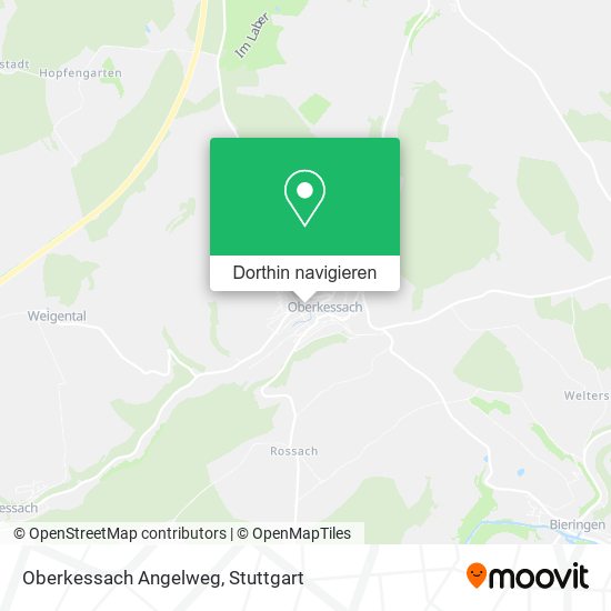 Oberkessach Angelweg Karte