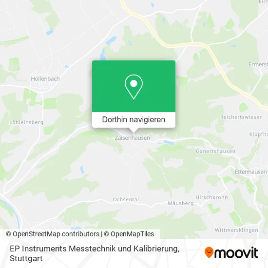 EP Instruments Messtechnik und Kalibrierung Karte