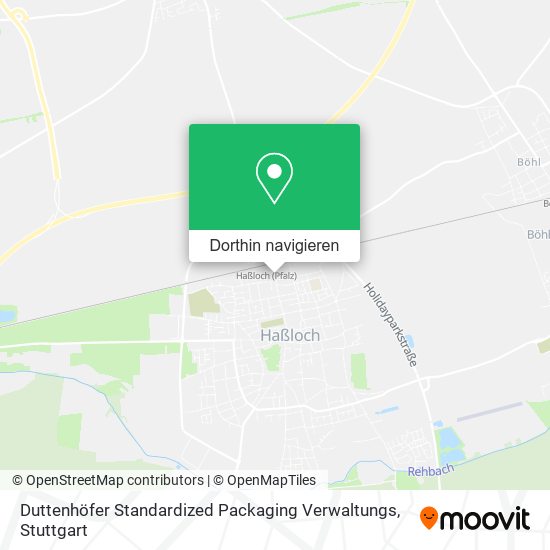 Duttenhöfer Standardized Packaging Verwaltungs Karte