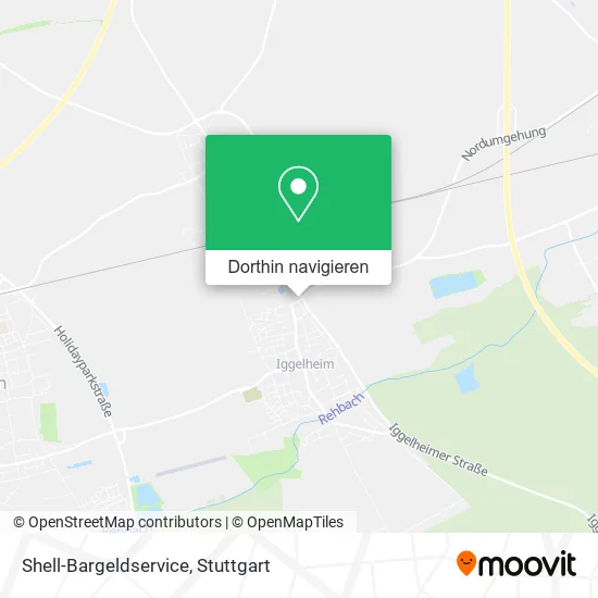 Shell-Bargeldservice Karte